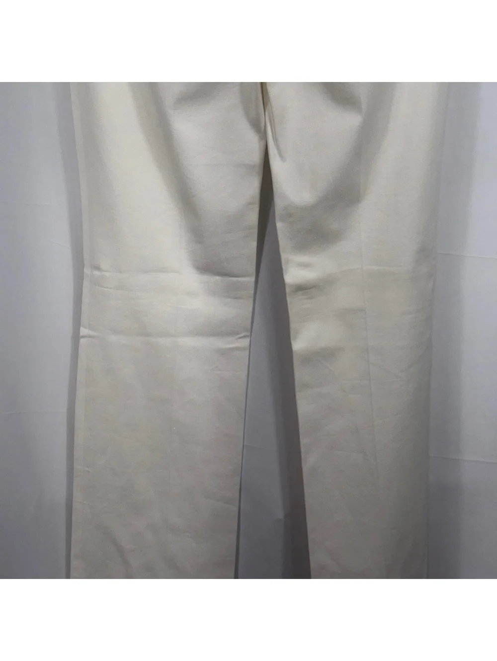 NWT J.Crew Factory Stretch Cotton White Straight Leg Pants Women’s Size 6T Tall